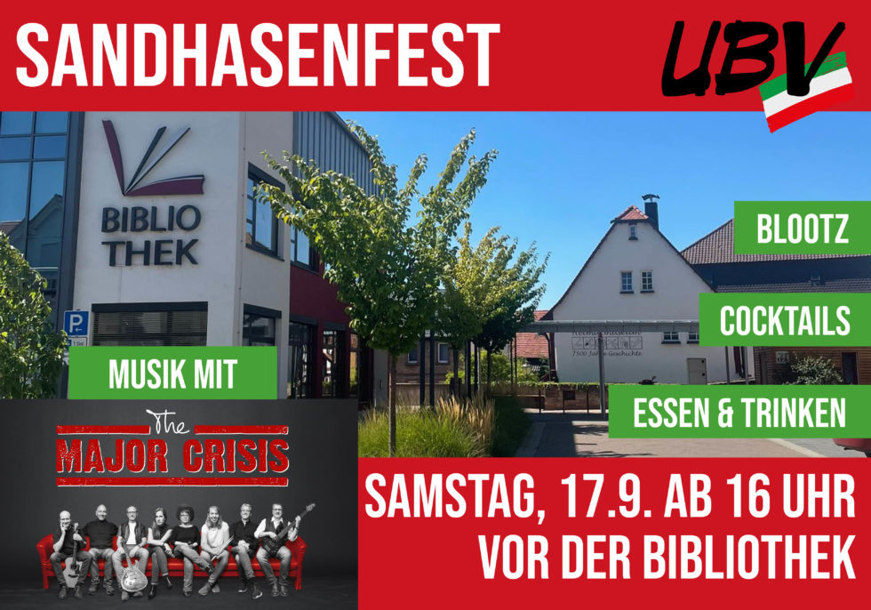 Sandhasenfest 2022 | UBV Elsenfeld